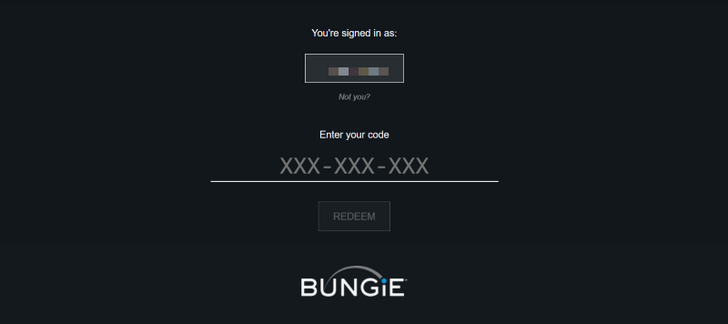 Redeem page