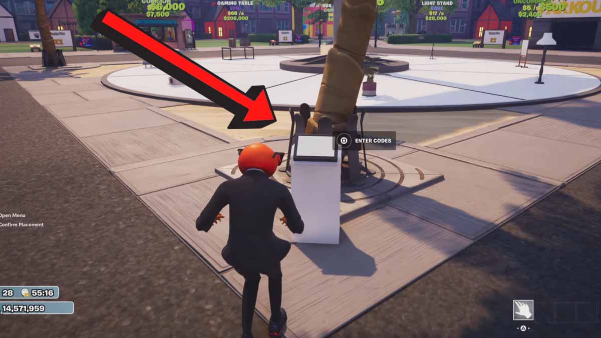 Fortnite Build a House Codes Redemption system.