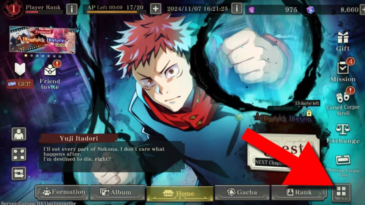 Jujutsu Kaisen Phantom Parade codes – Redeem Jujutsu Kaisen Phantom Parade Codes