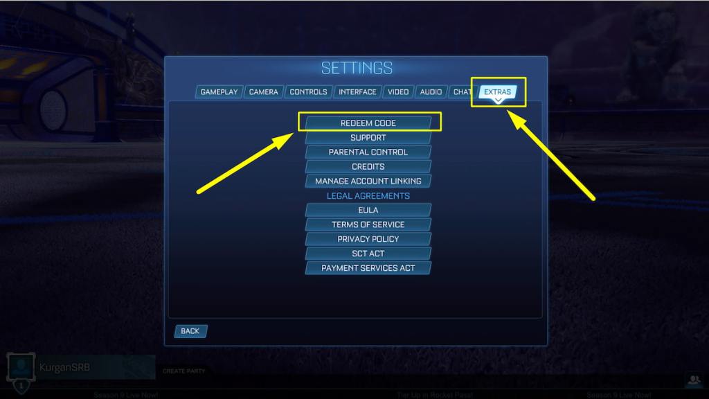 Rocket League codes – Redeem Rocket League Codes