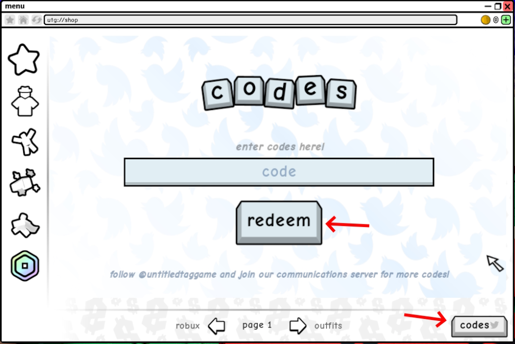 Untitled Tag Game (UTG) codes – Redeem Untitled Tag Game (UTG) Codes