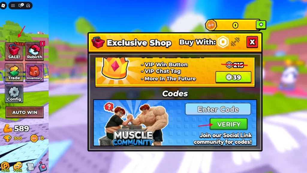+1 Muscle to Arm Wrestle codes – Redeem +1 Muscle to Arm Wrestle Codes