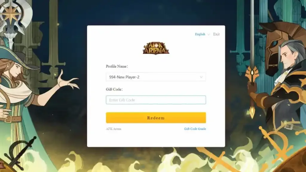 How to redeem codes in AFK Arena