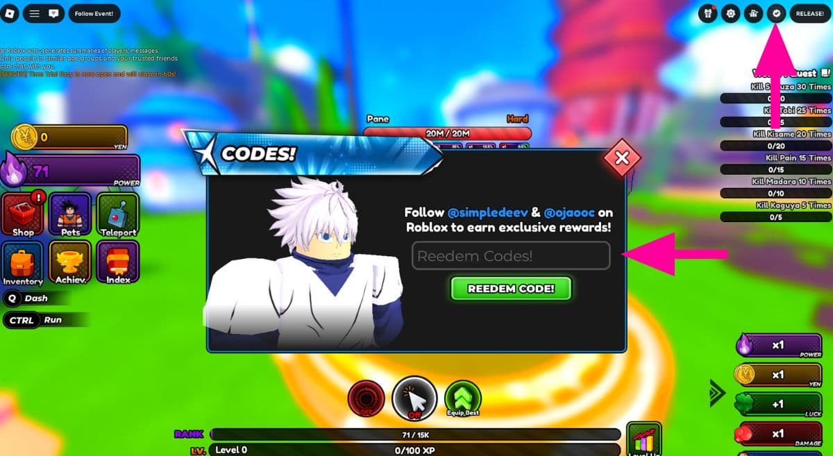 Anime Astral Simulator codes – Redeem Anime Astral Simulator Codes