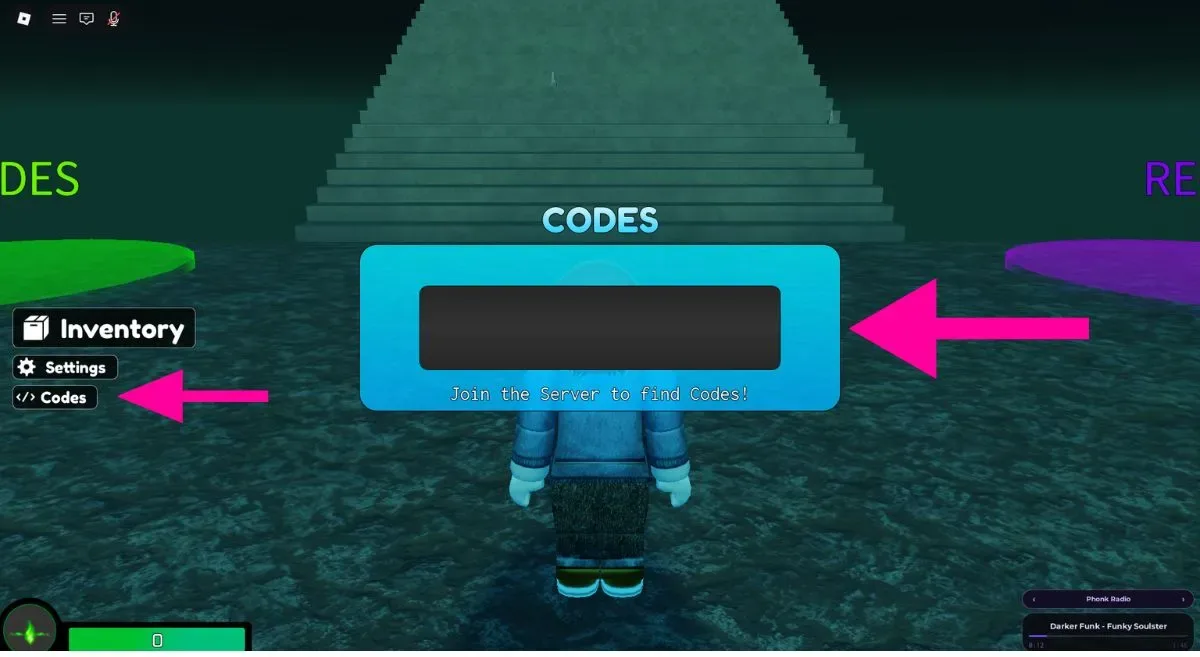 How to redeem codes in Aura Monster Simulator