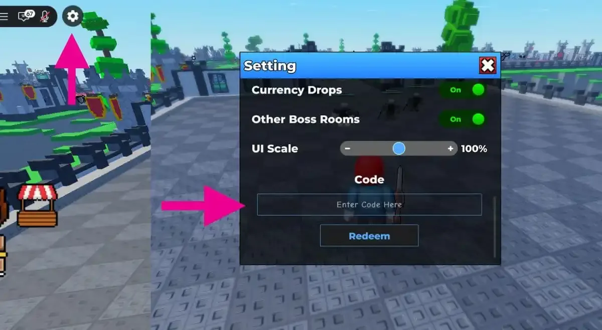 How to redeem codes in Be The Final Boss