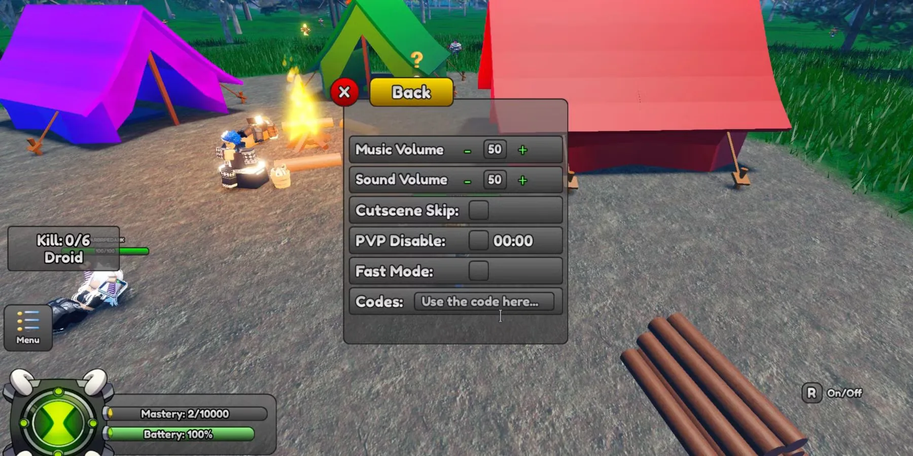 How to redeem codes in Benverse