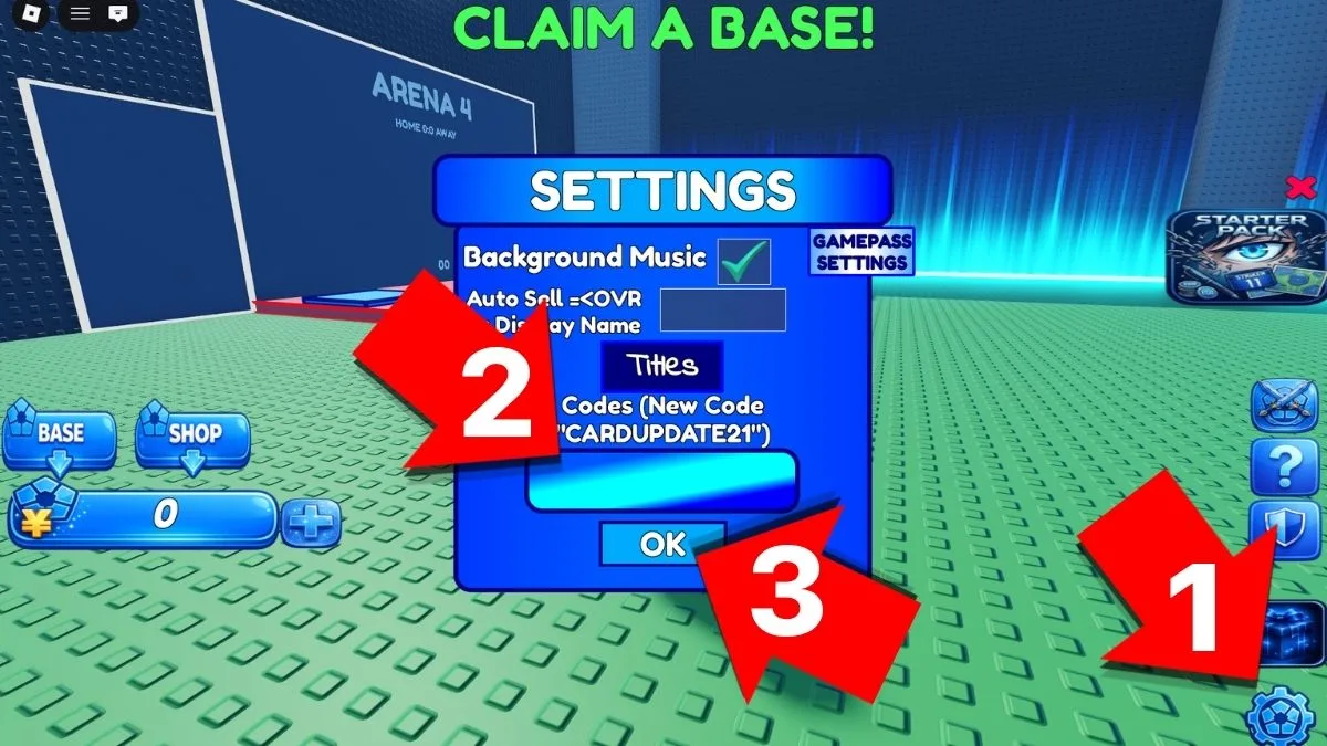 How to redeem codes in Blue Lock Card Battles