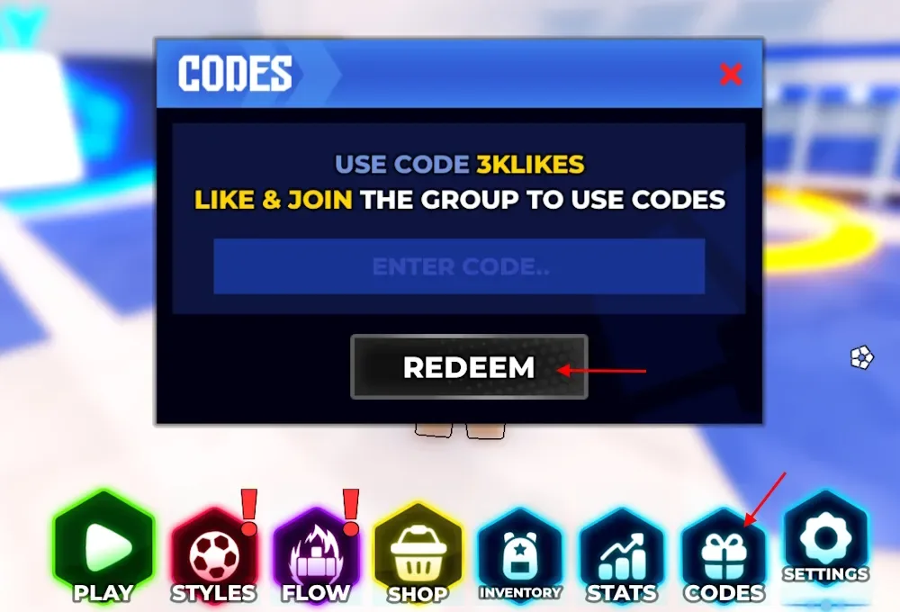 How to redeem codes in Blue Lock Rivals