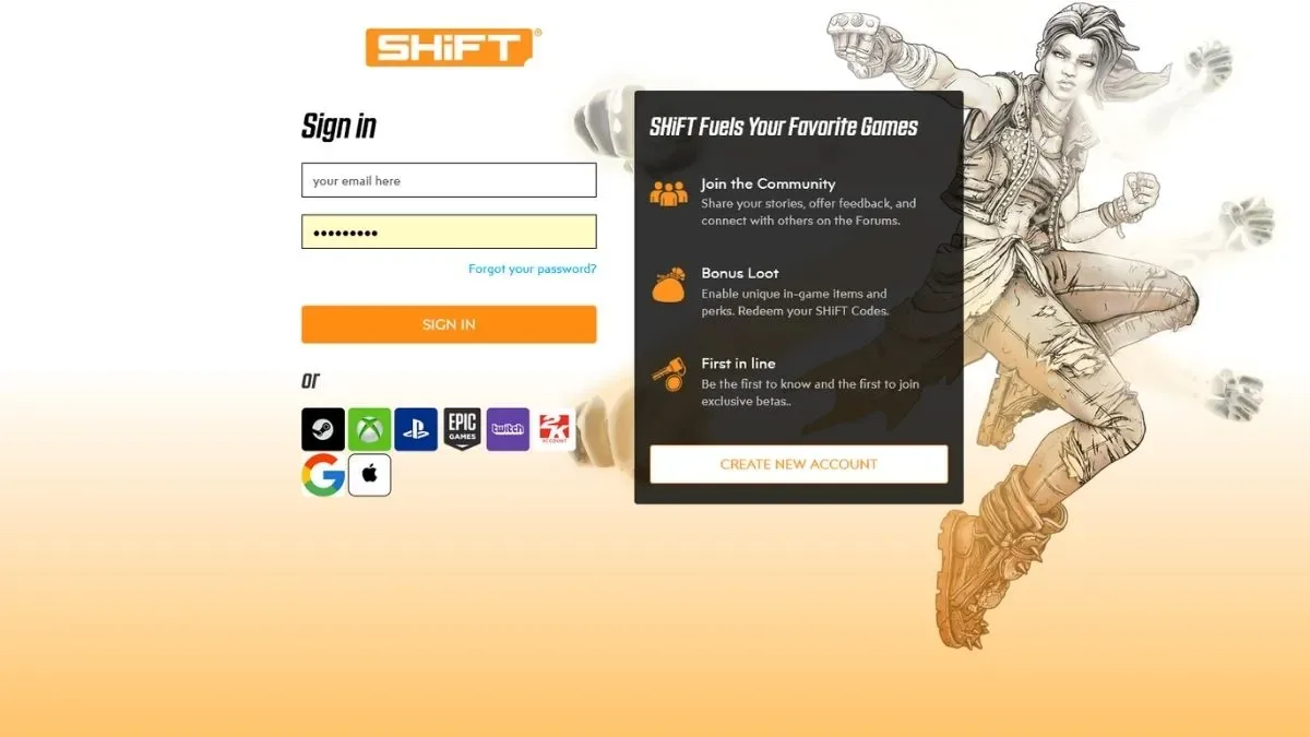 How to redeem codes in Borderlands 4 Shift