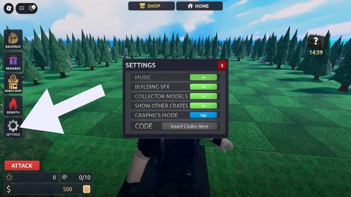 How to redeem codes in Build a Military Base