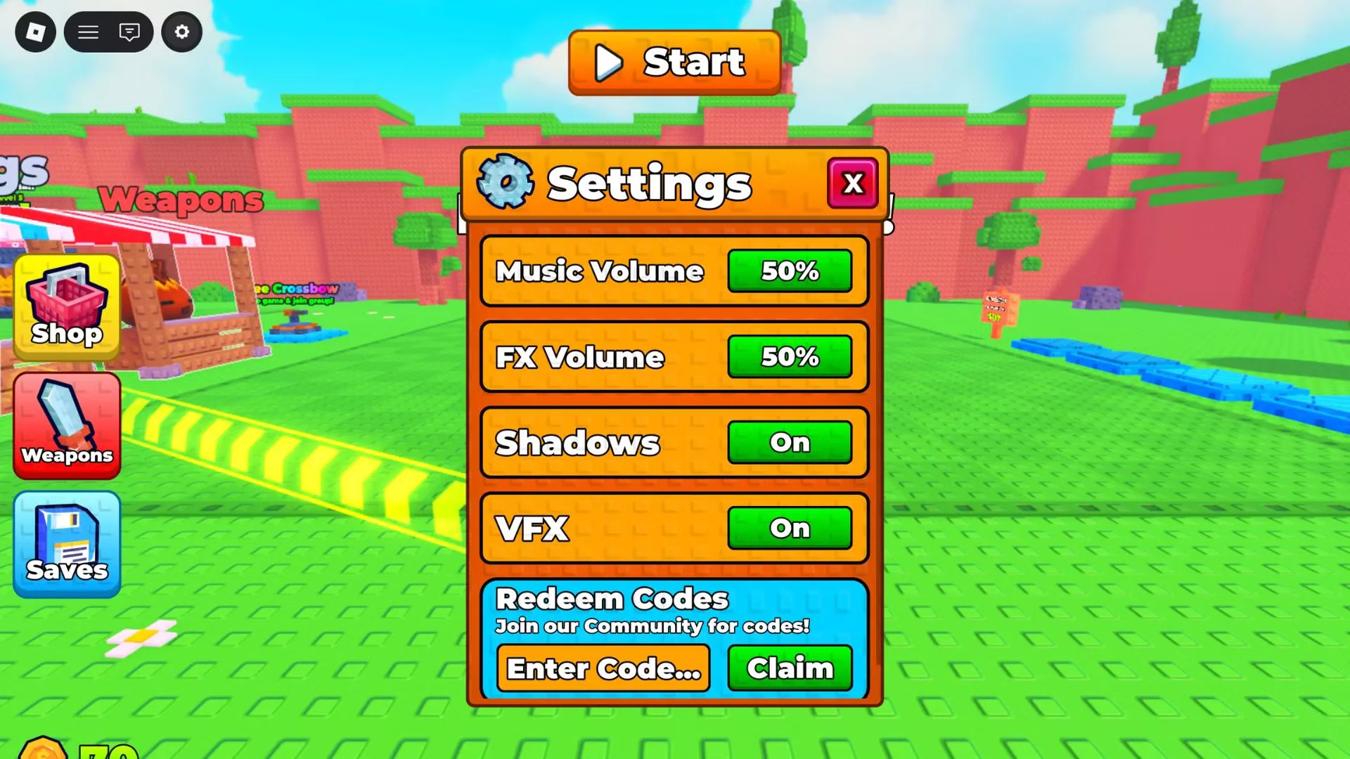 How to redeem codes in Build a Slime Defense