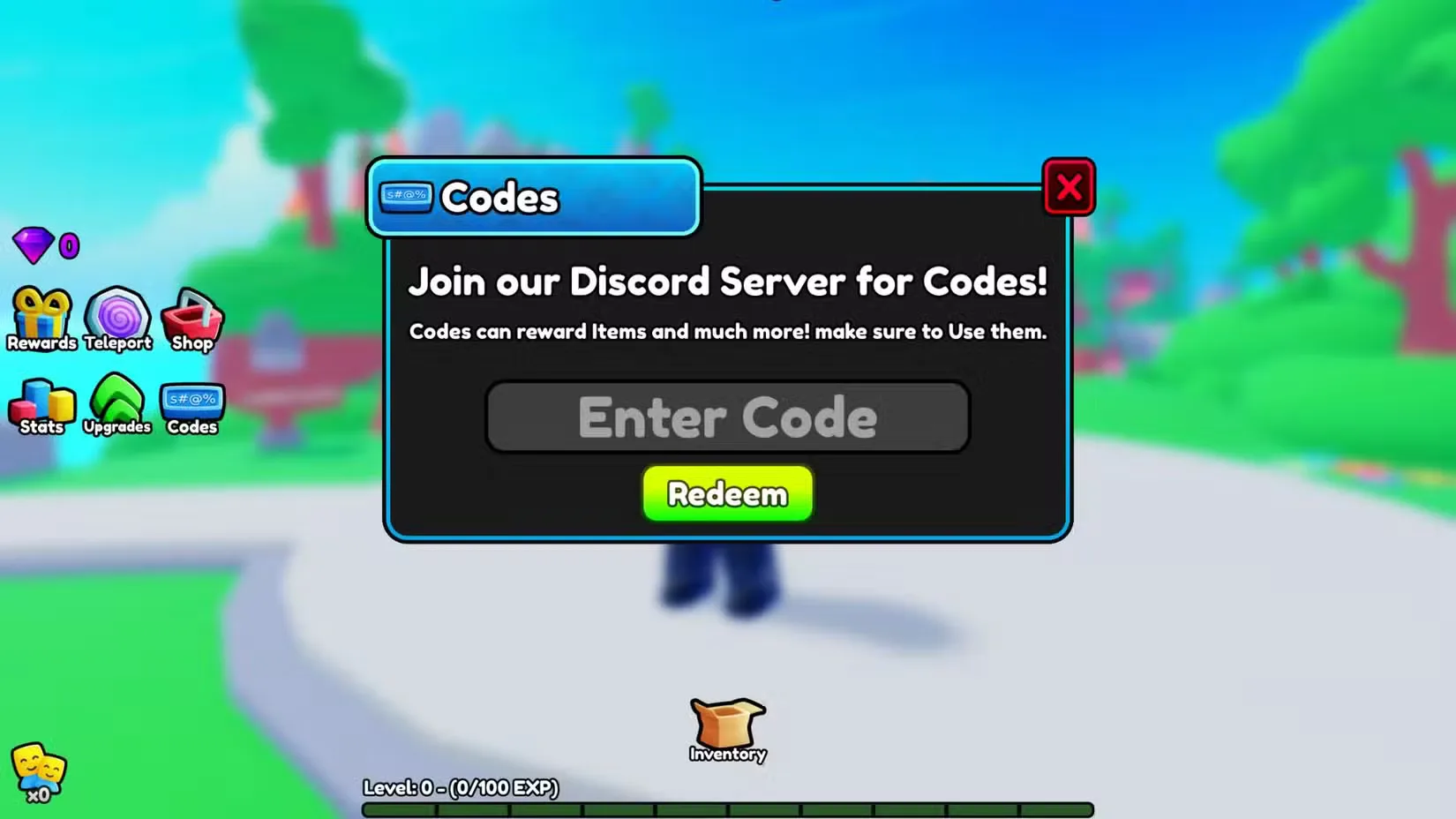 How to redeem codes in Button Eternal 2