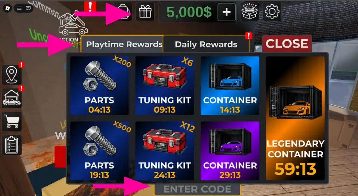 How to Redeem Codes in Car Flipper