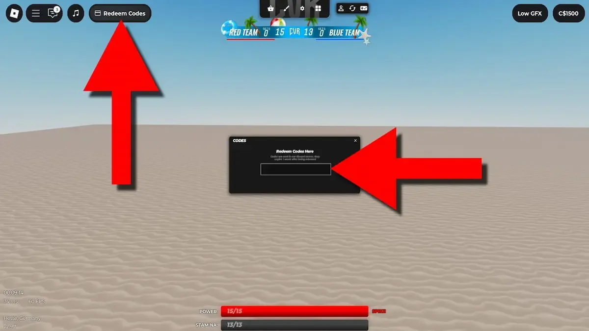 How to redeem codes in CVR Retro