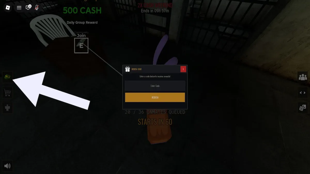How to redeem codes in Death Order Simon Says