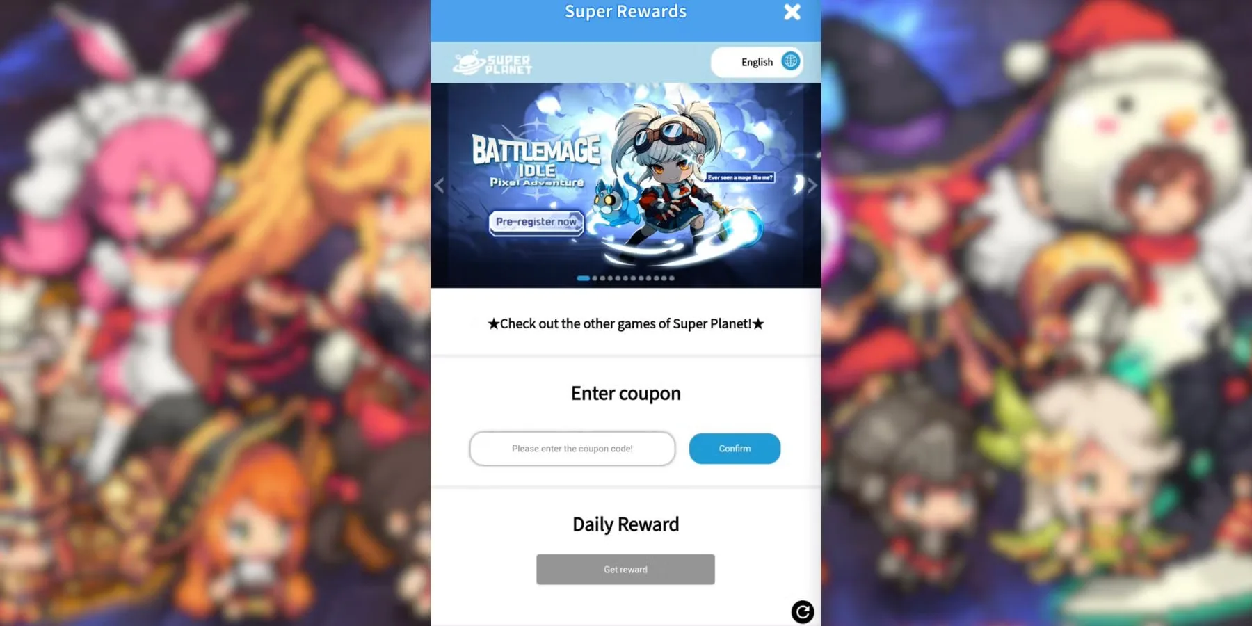 How to redeem codes in Demigod Idle