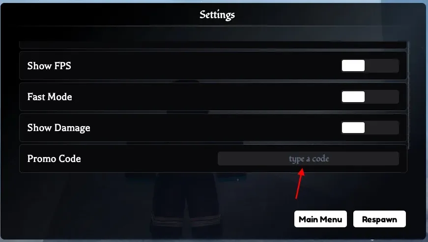 How to redeem codes in Demonfall