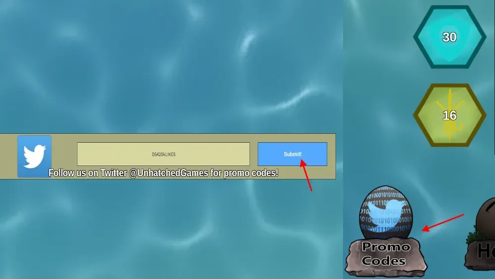 How to redeem codes in Dinosaur Simulator