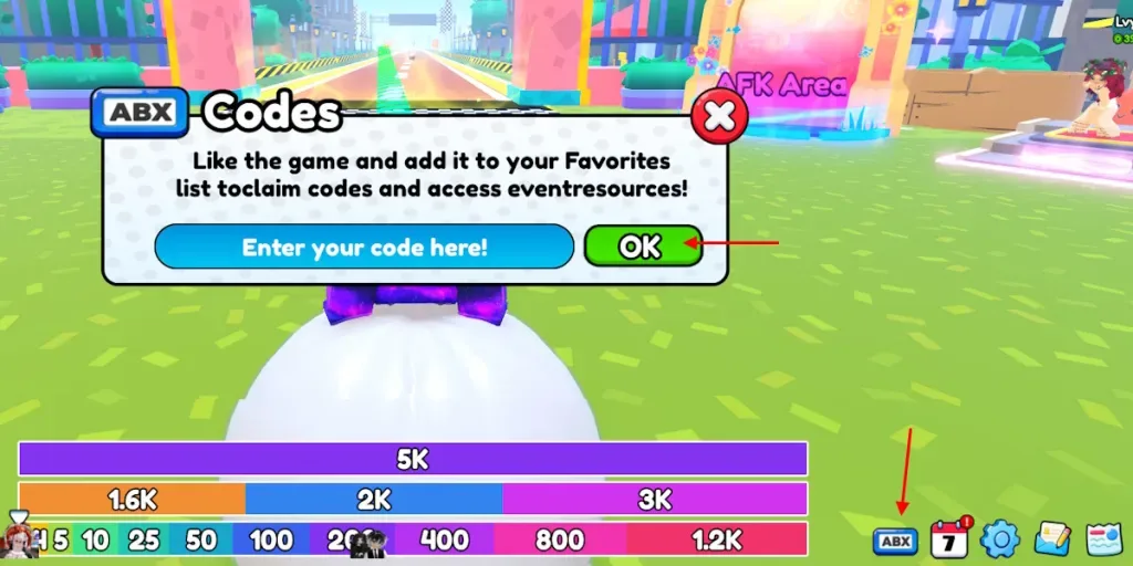 How to redeem codes in Dumpling Squishy Race