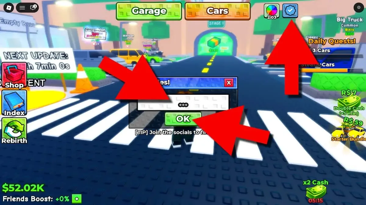 How to redeem codes in Escape Police to STEAL a Car