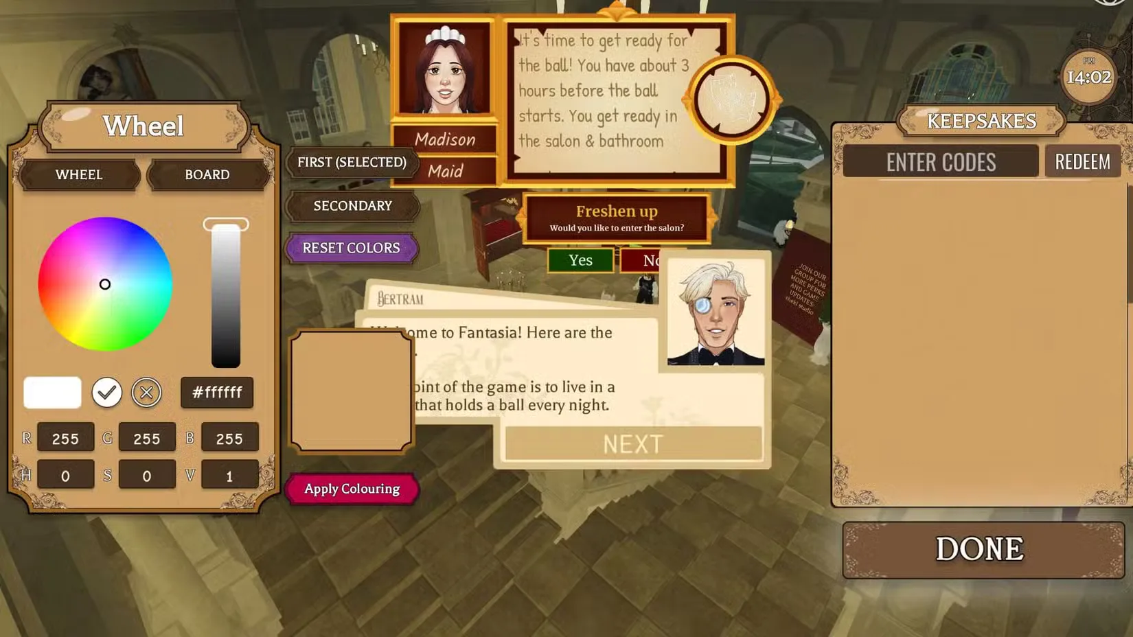 How to redeem codes in Fantasia