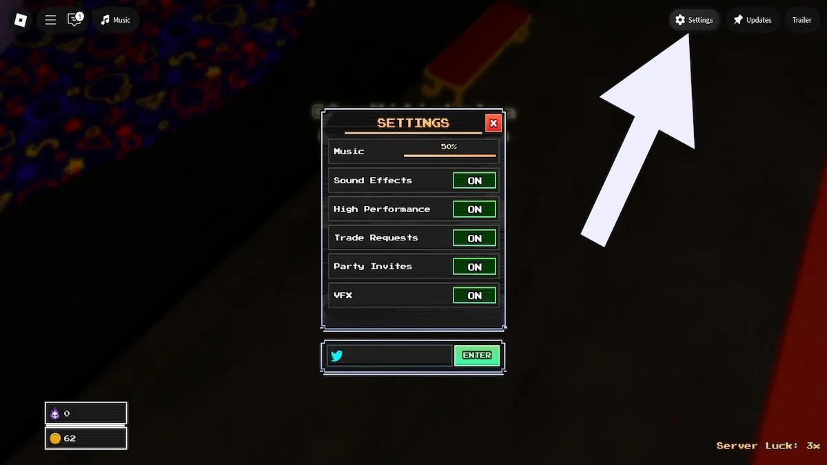 How to redeem codes in FNTD 2.