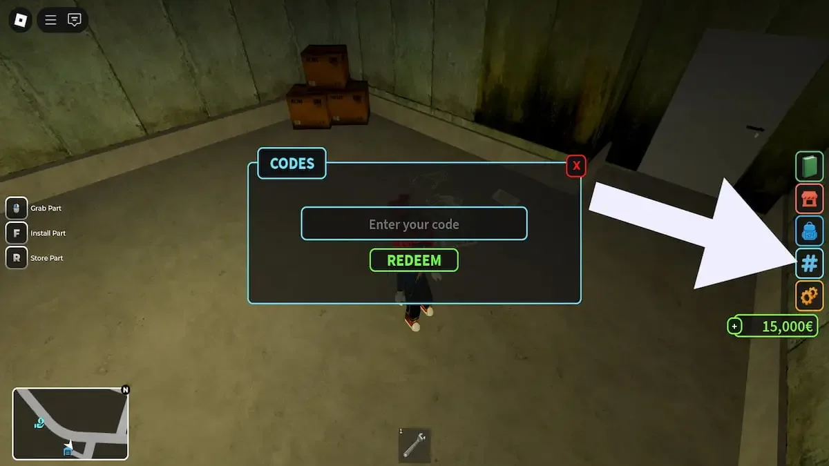 How to redeem codes in Fix It Up