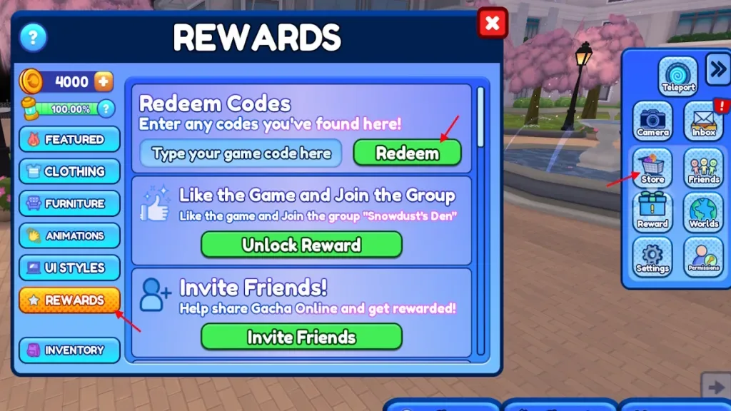 How to redeem codes in Gacha Online