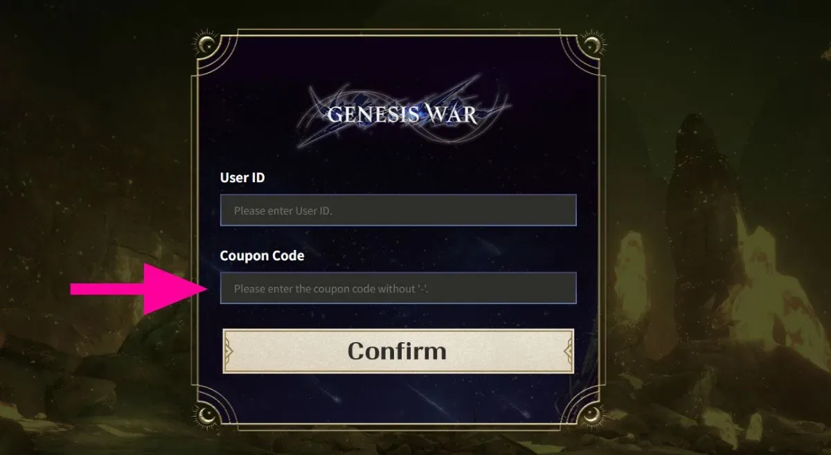 How to redeem codes in Genesis War