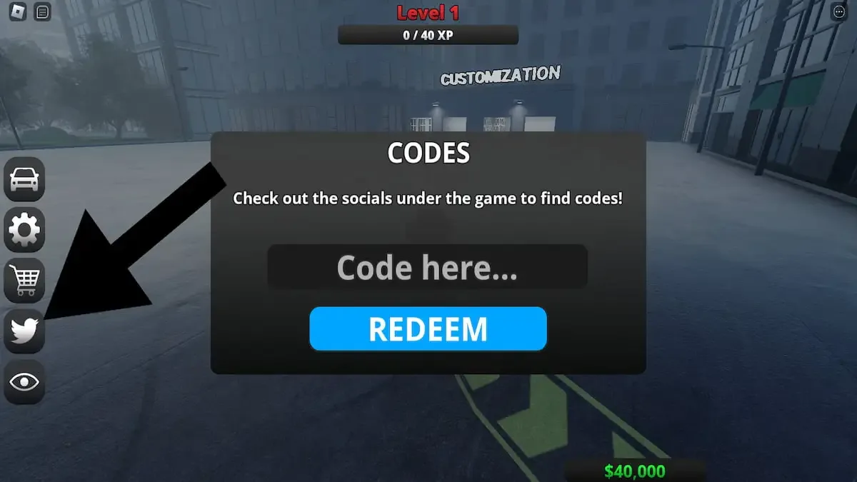 How to redeem codes in Highway Legends