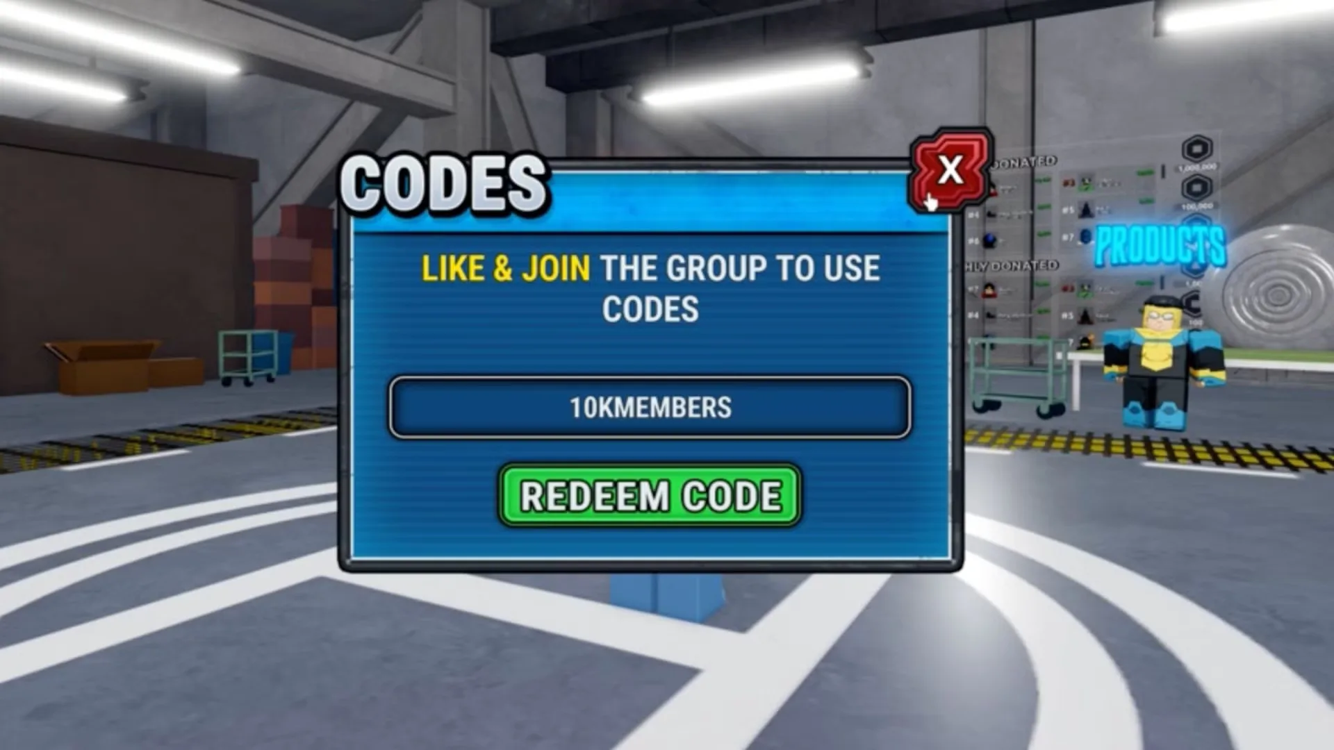 How to redeem codes in Invincible Showdown