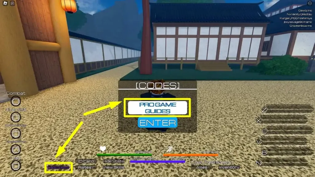How to redeem codes in Jujutsu Chronicles