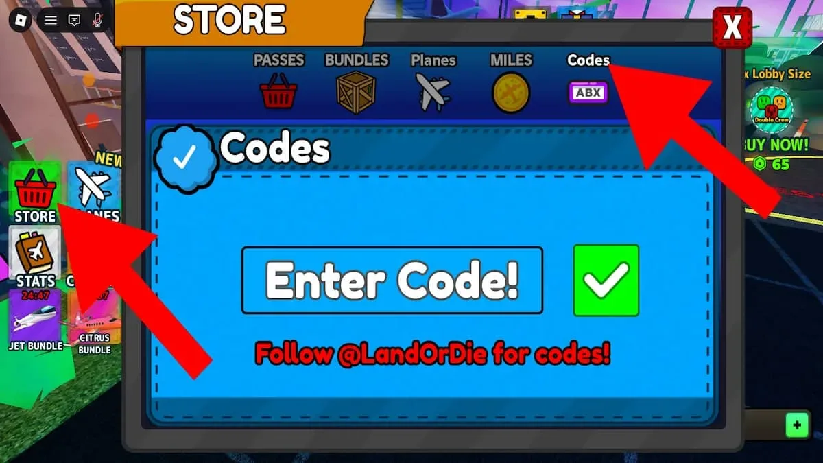 How to redeem codes in Land or Die