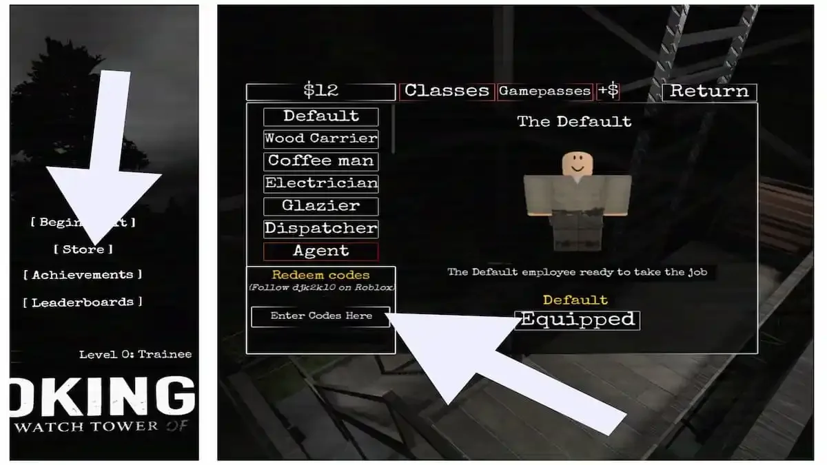 How to redeem codes in Looking Out