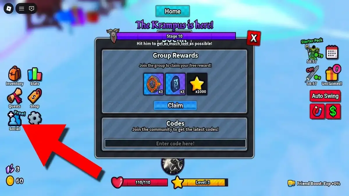 How to redeem codes in Loot Up