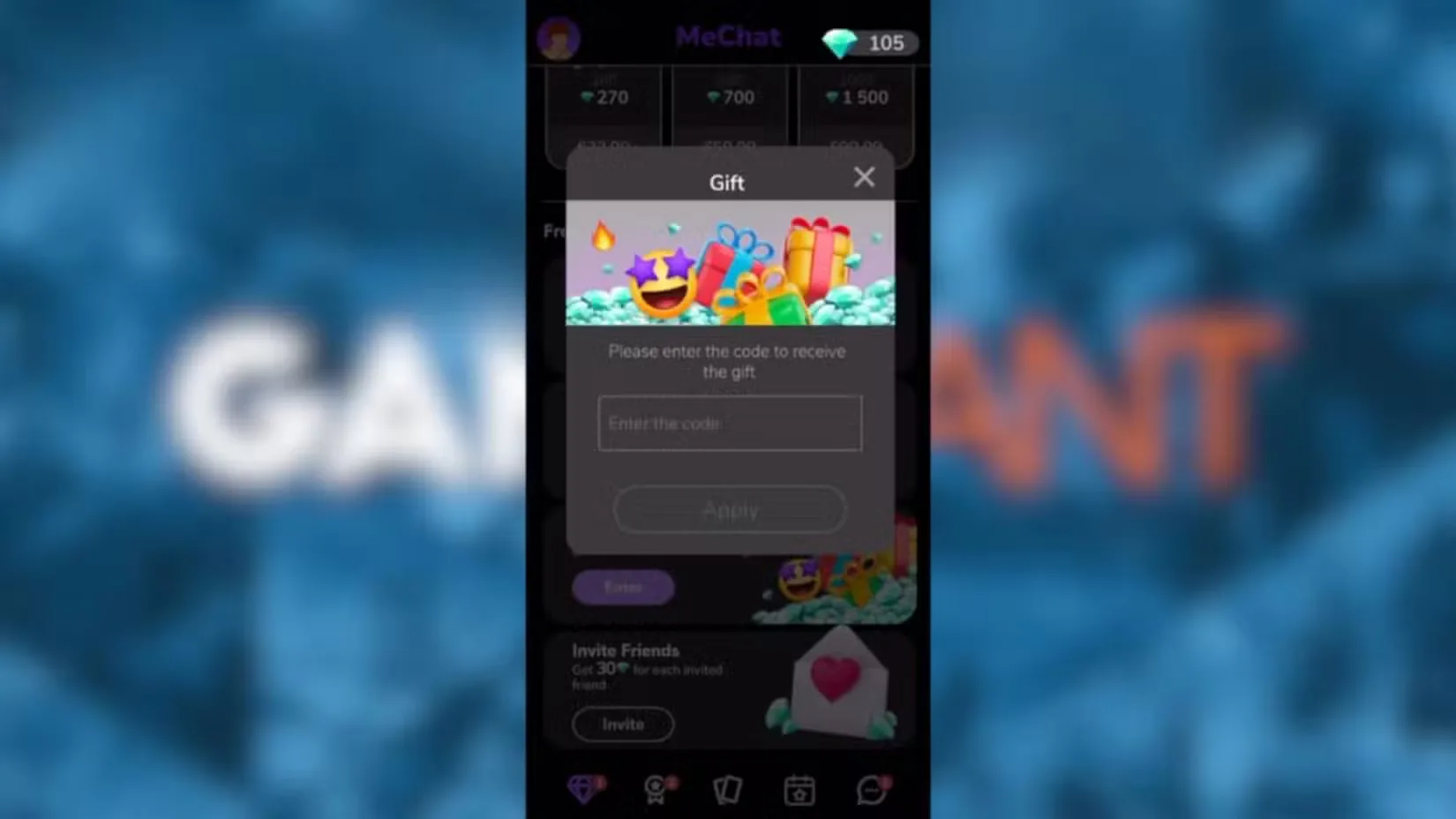 How to redeem codes in MeChat