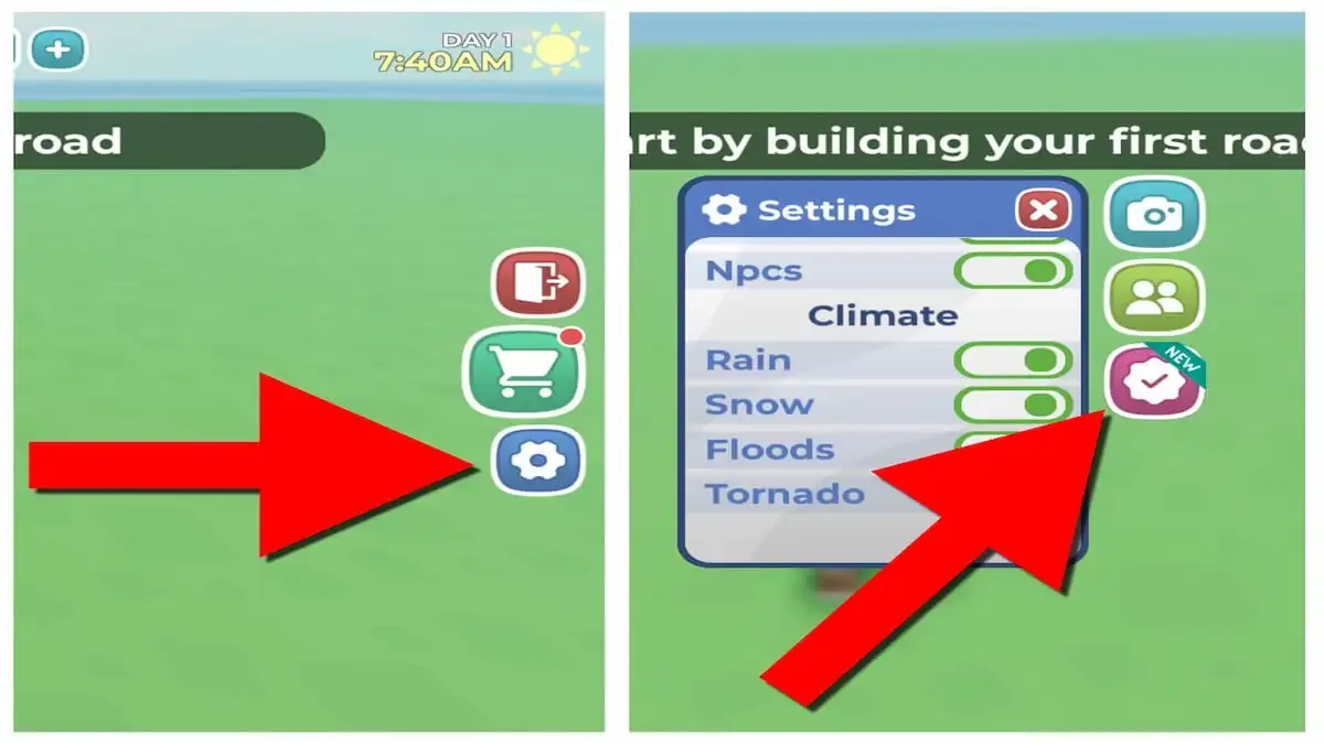 How to redeem codes in Mini City Tycoon
