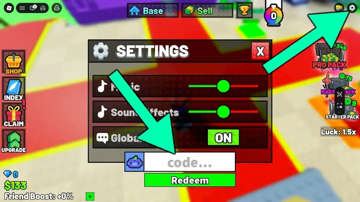 How to redeem codes in My Knife Farm