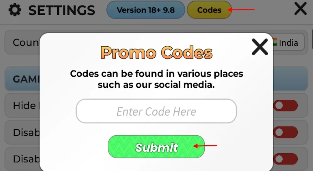 How to redeem codes in Neighbors