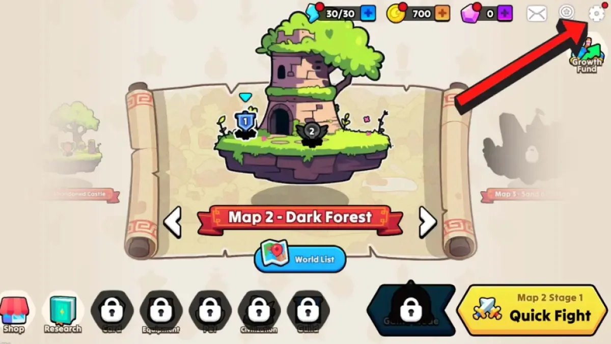 How to redeem codes in Nightfall Kingdom Frontier TD