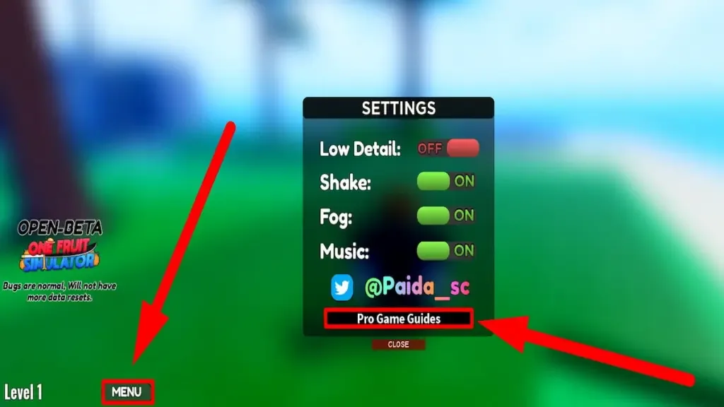 How to redeem codes in One Fruit