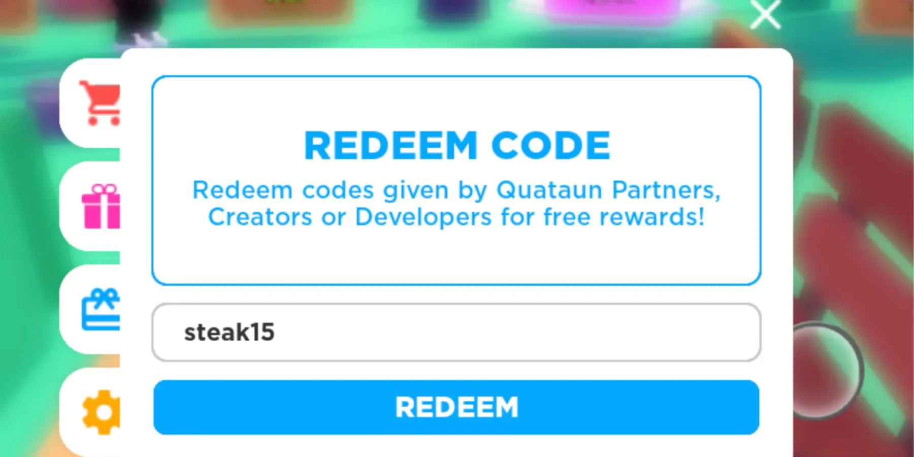 How to redeem codes in Pls Donate