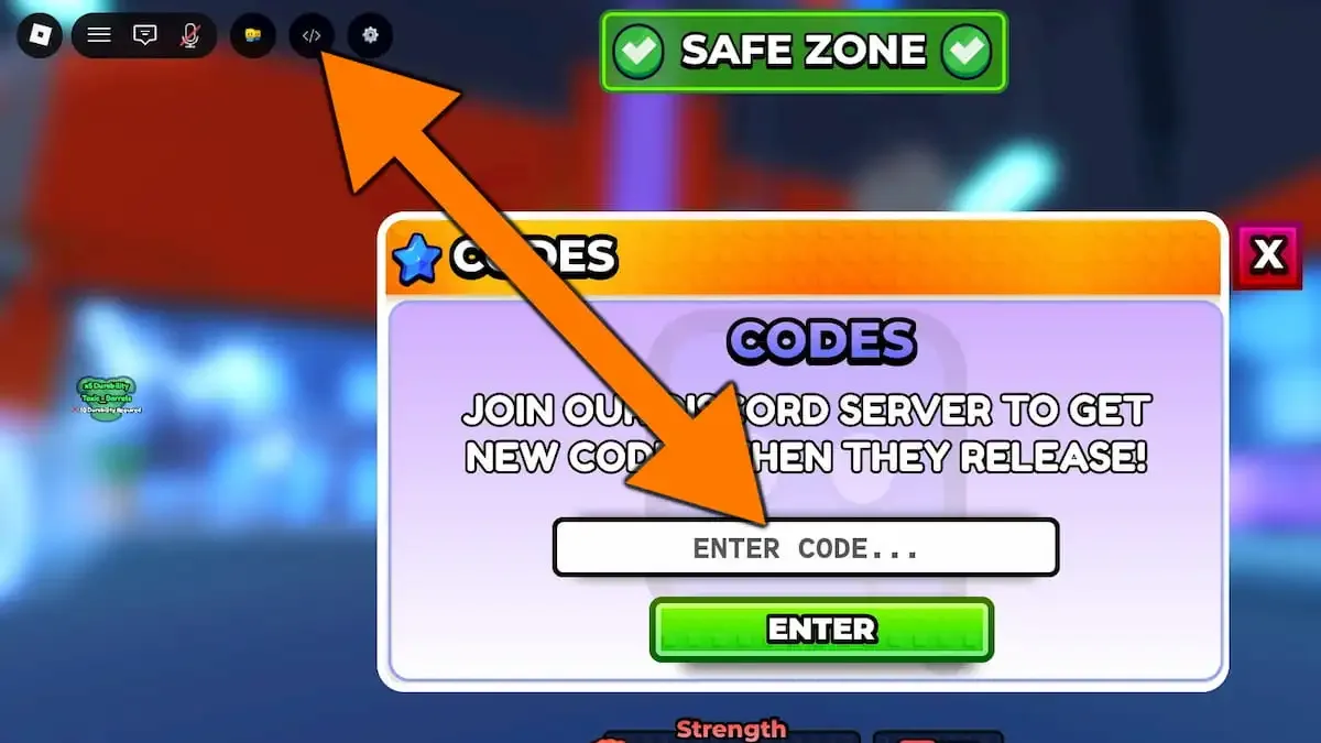 How to redeem codes in Power Simulator X