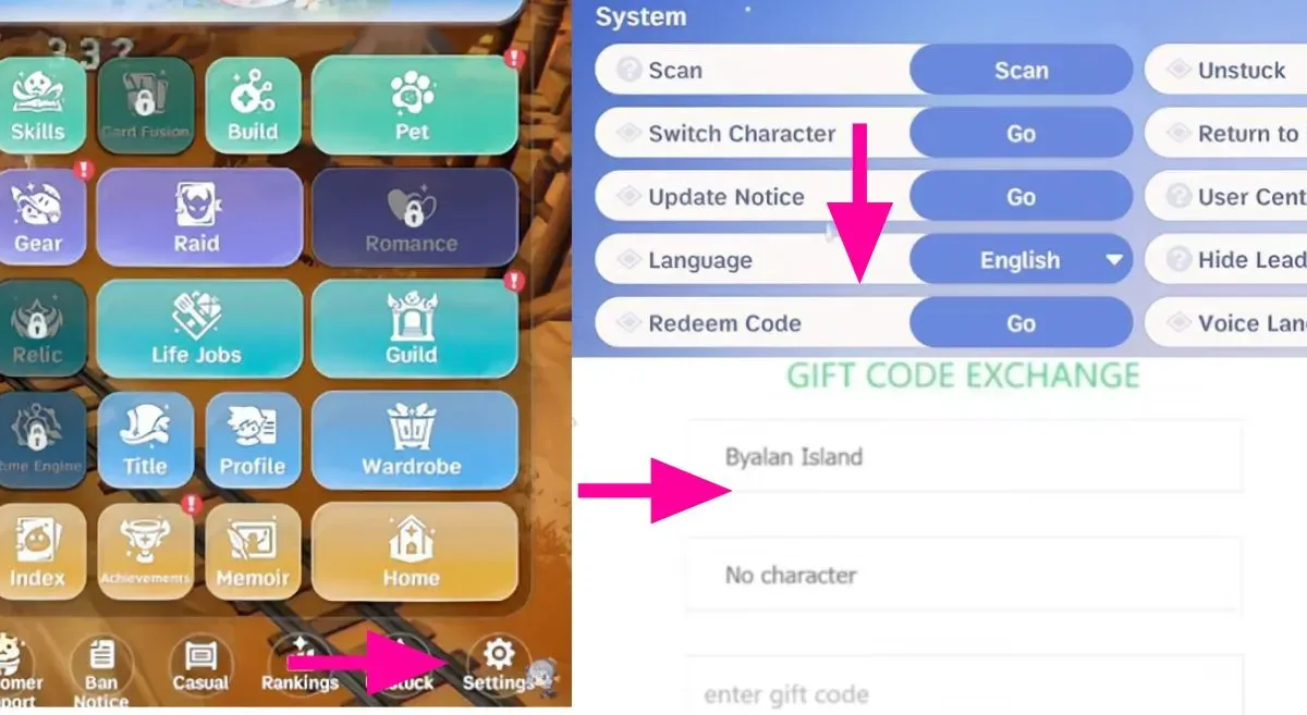How to redeem codes in Ragnarok The New World