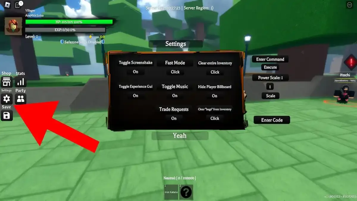 How to redeem codes in RE XL