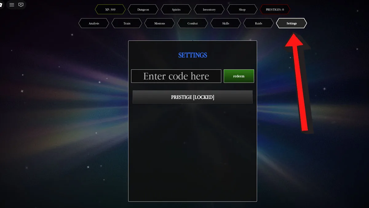 How to redeem codes in Reincarnated as a Slime Incremental