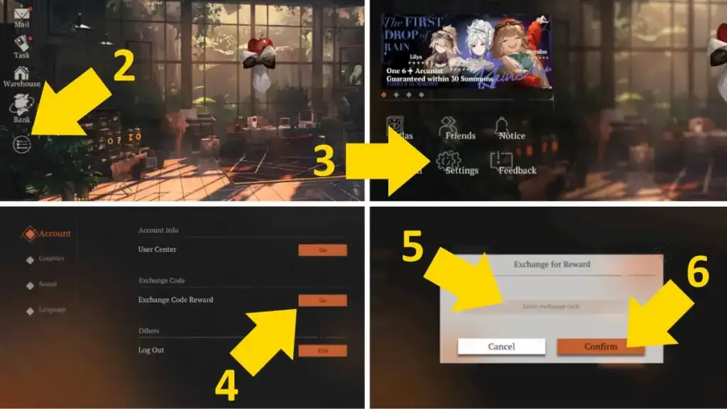 How to redeem codes in Reverse: 1999