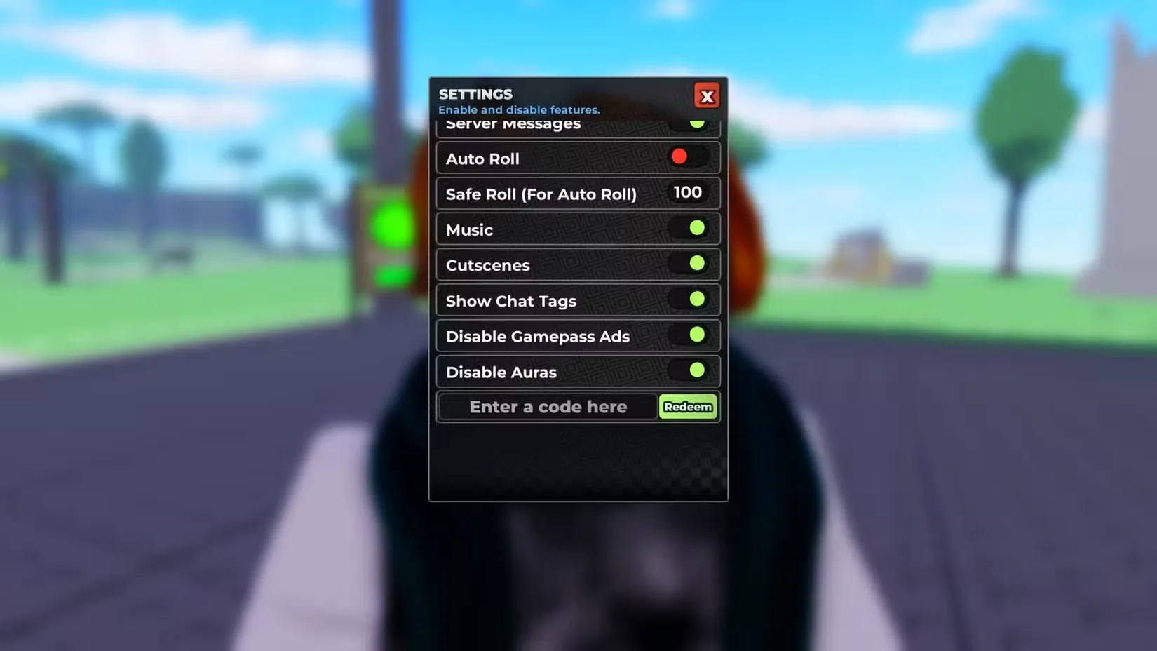 How to redeem codes in RNG Battles