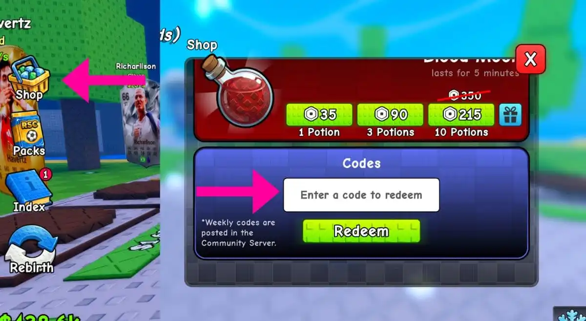 How to Redeem Codes in Spin a Soccer Card